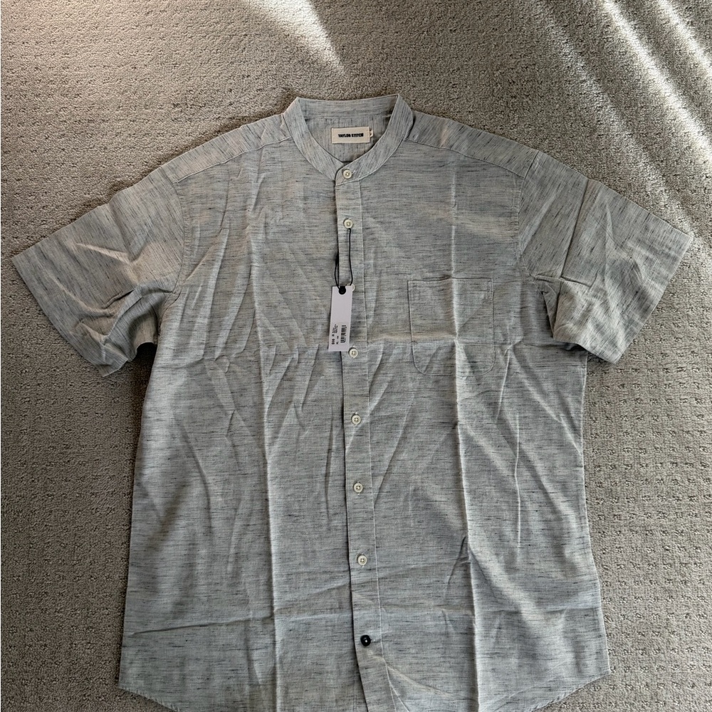 Taylor Stitch Short Sleeve Bandit in Heather Grey